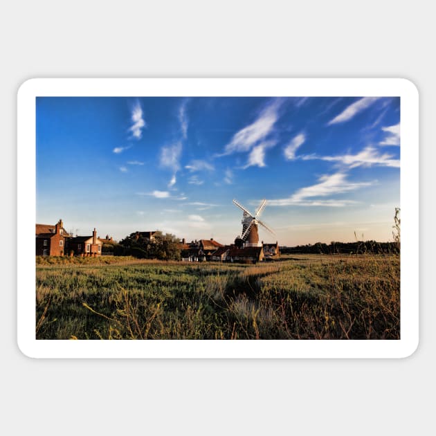 Cley windmill cley next the sea Sticker by avrilharris